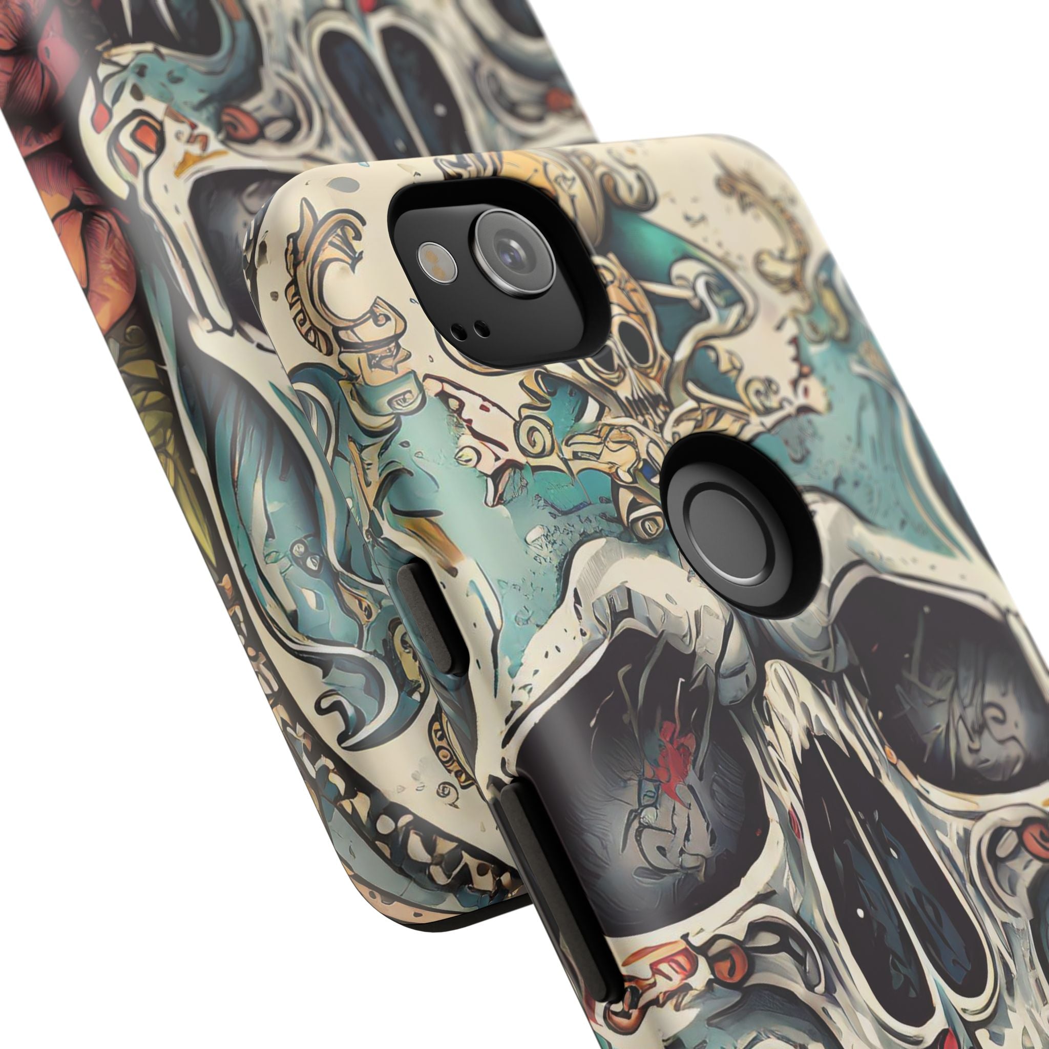 Abstract Skull Tough Phone Case
