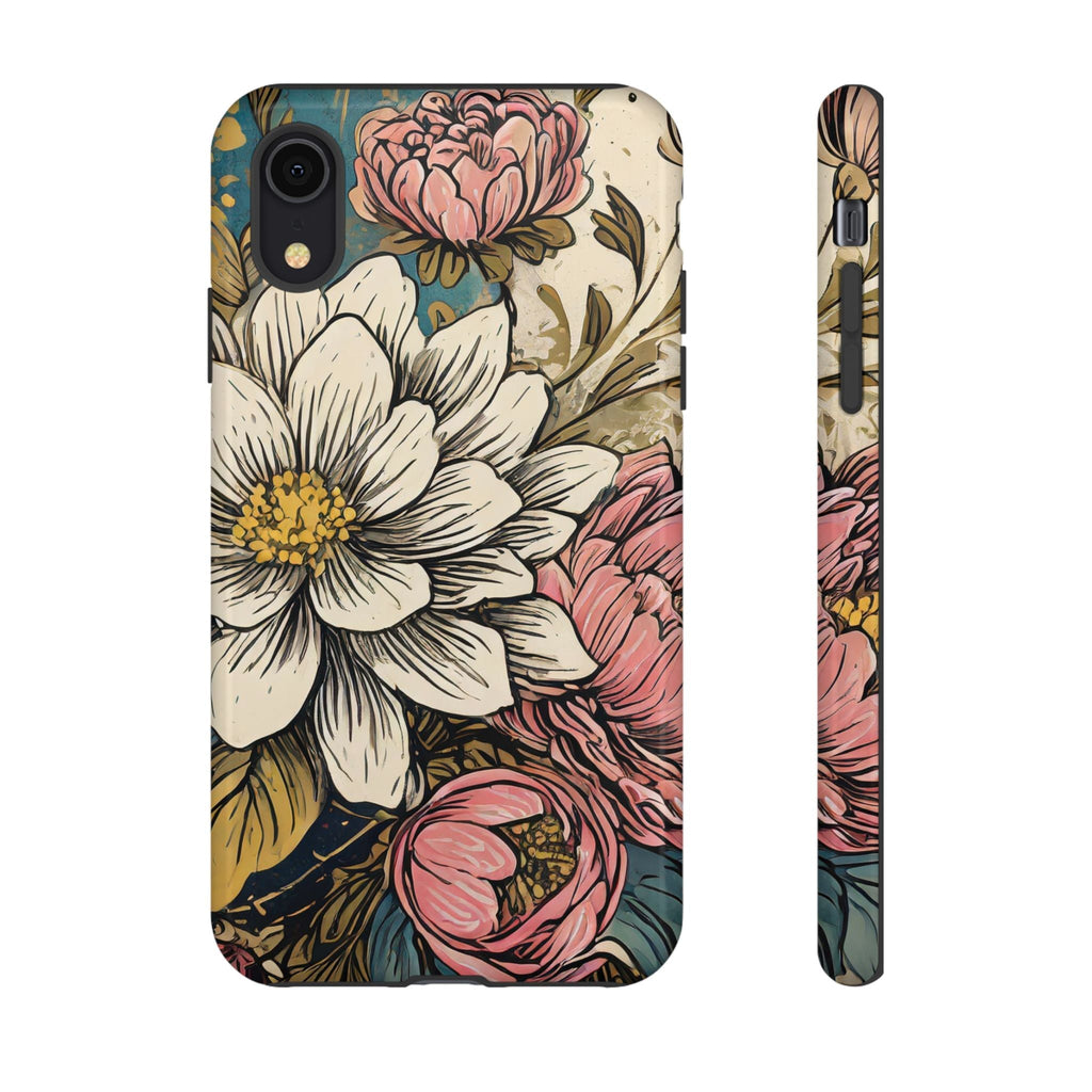Beautiful White Floral Tough Case