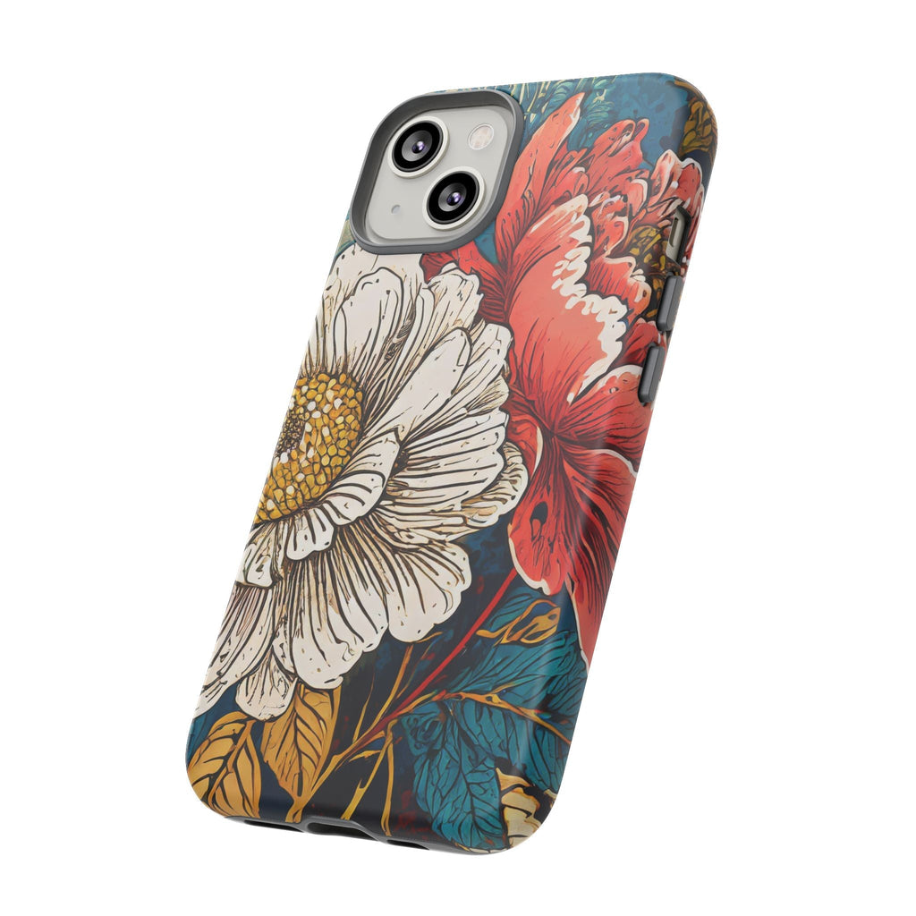 Artistic Floral Tough Phone Case