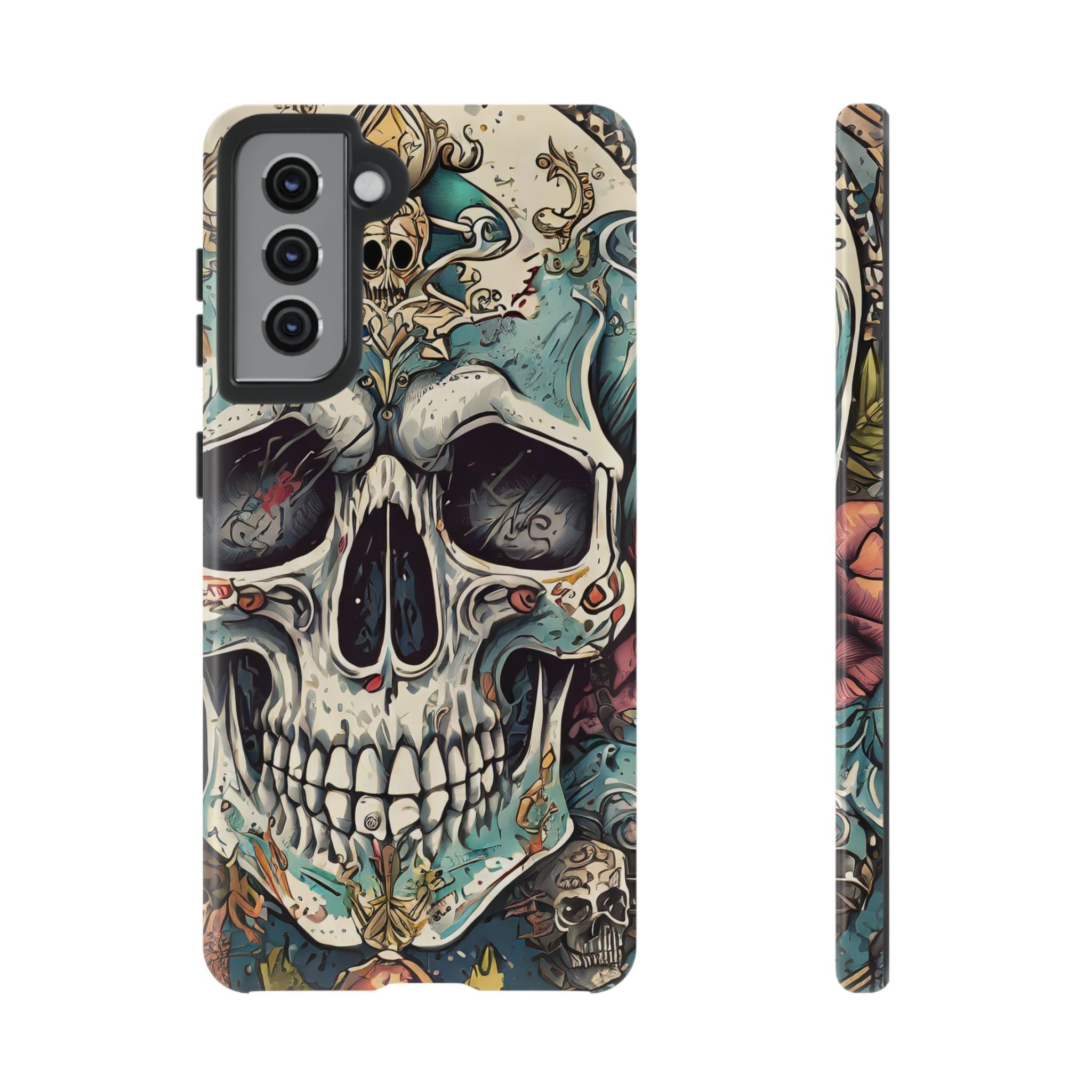 Abstract Skull Tough Phone Case
