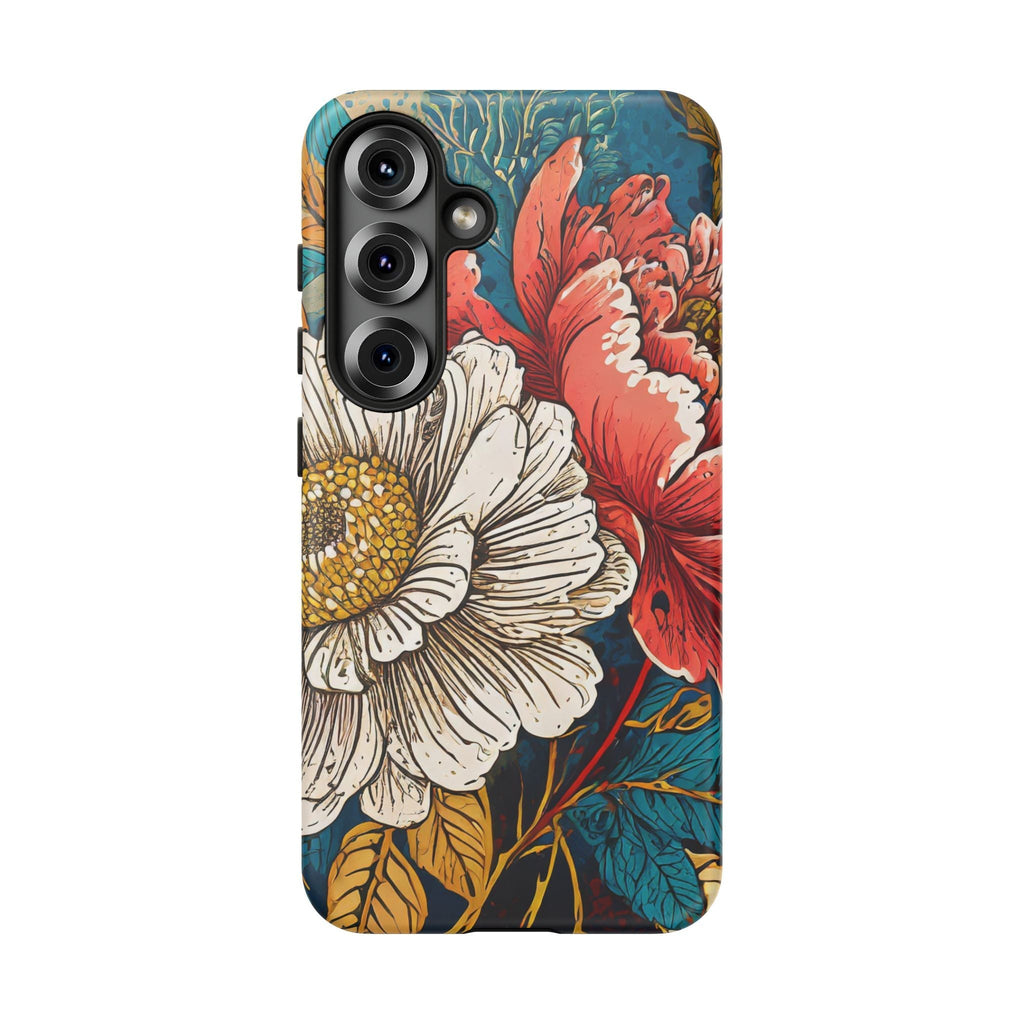 Artistic Floral Tough Phone Case