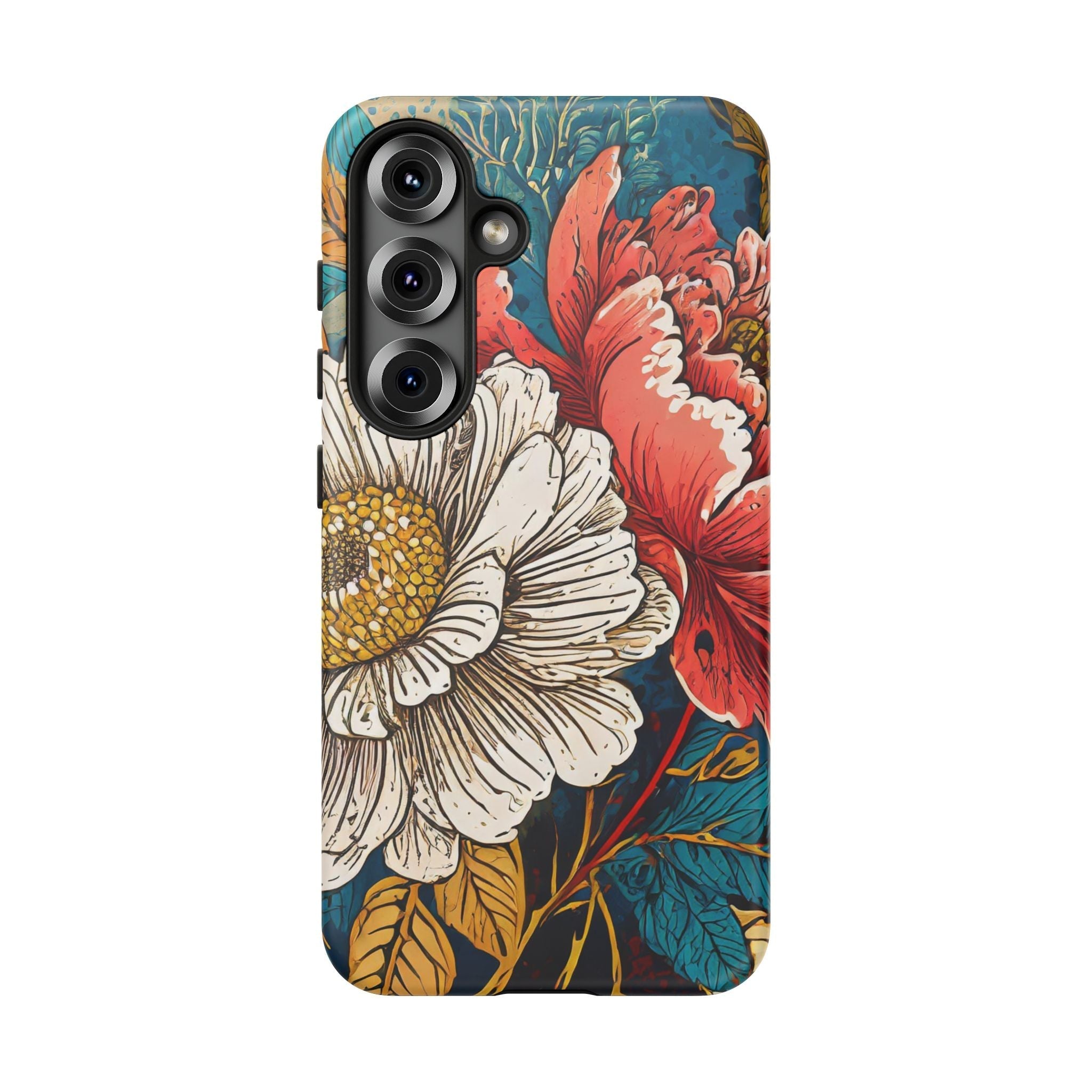 Artistic Floral Tough Phone Case