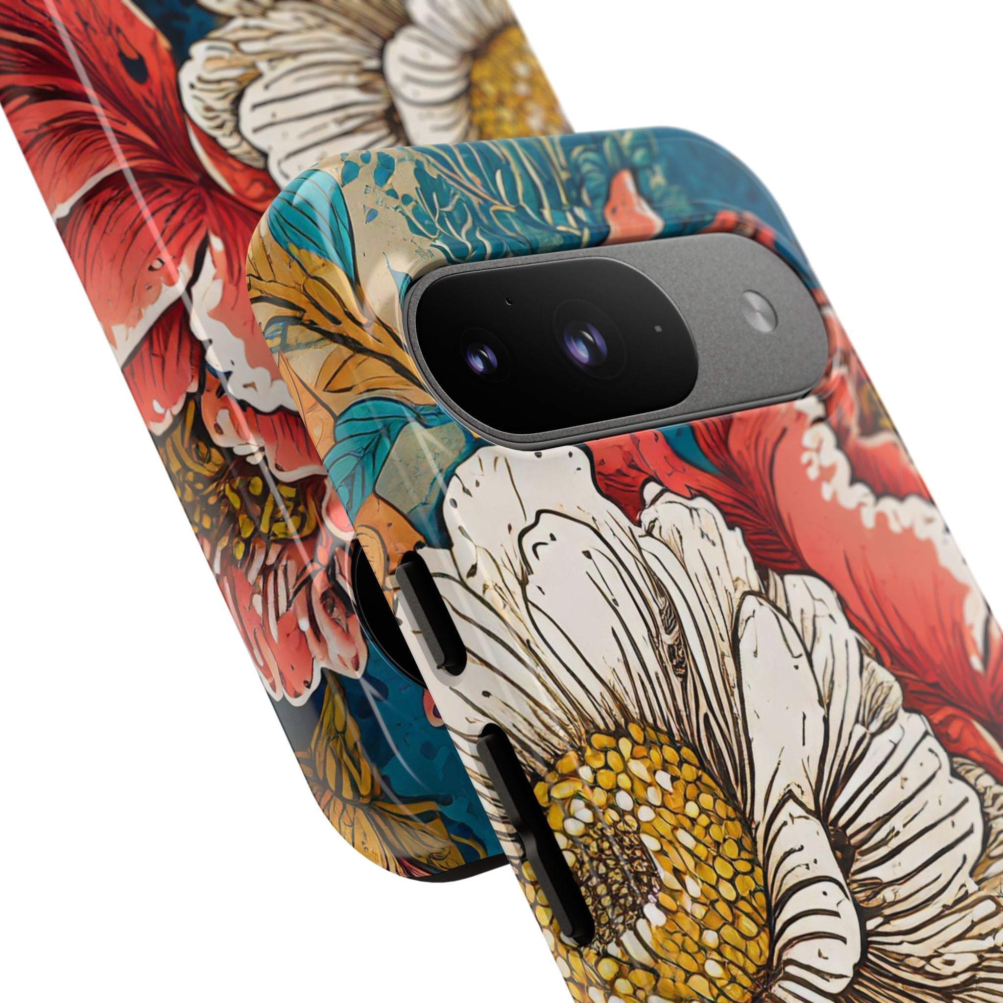 Artistic Floral Tough Phone Case