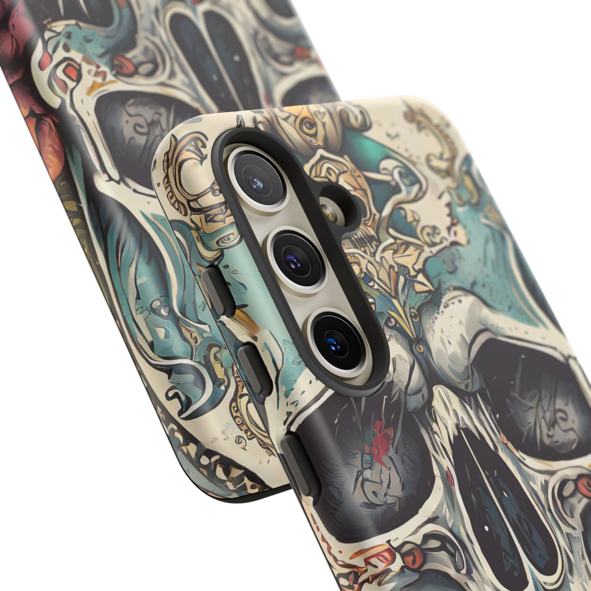 Abstract Skull Tough Phone Case