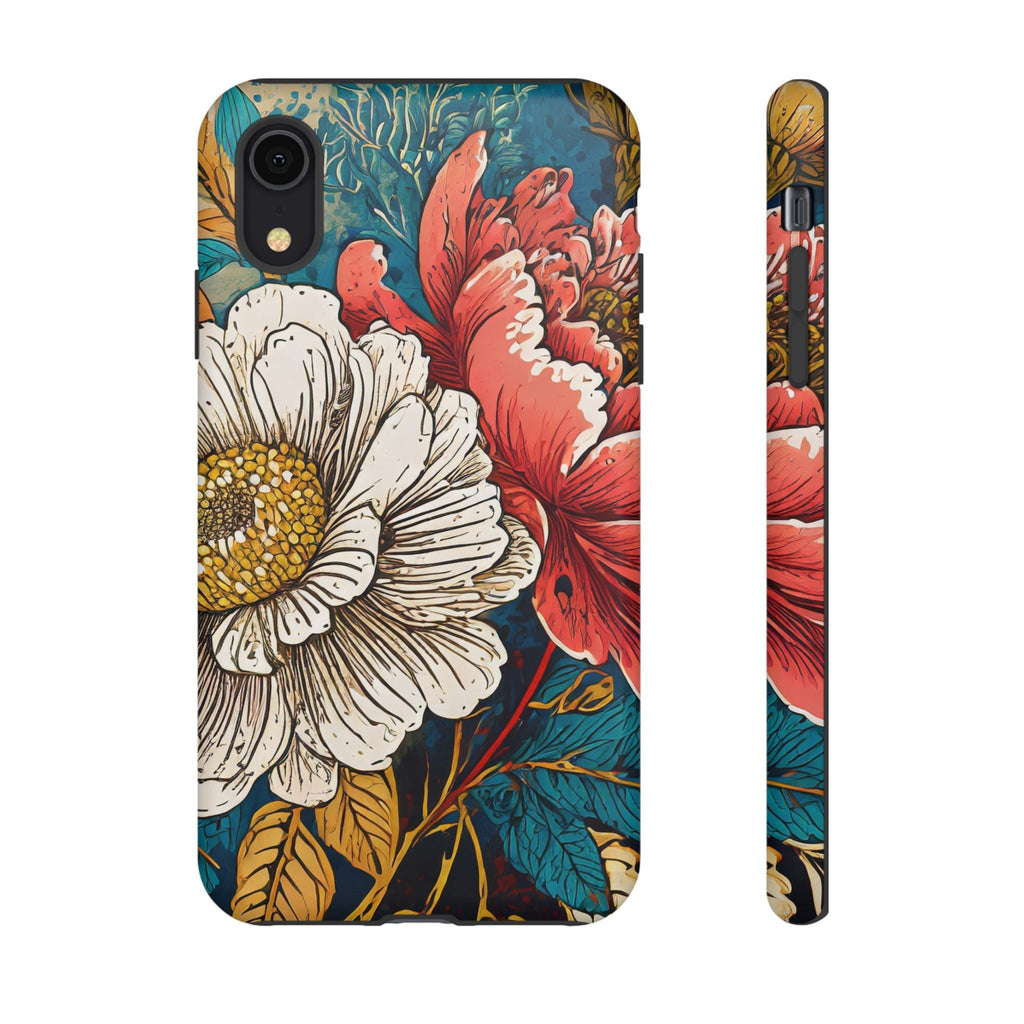 Artistic Floral Tough Phone Case