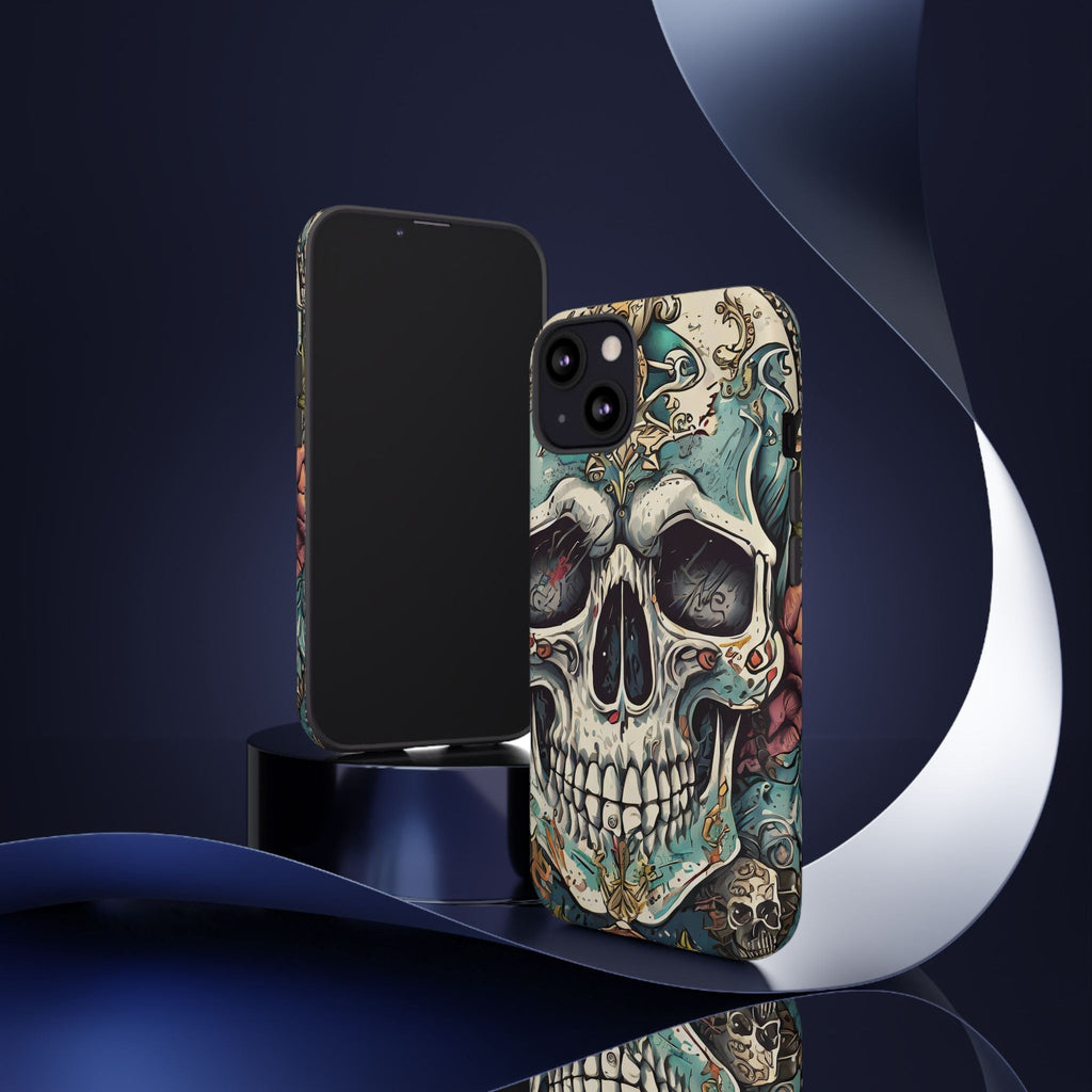 Abstract Skull Tough Phone Case