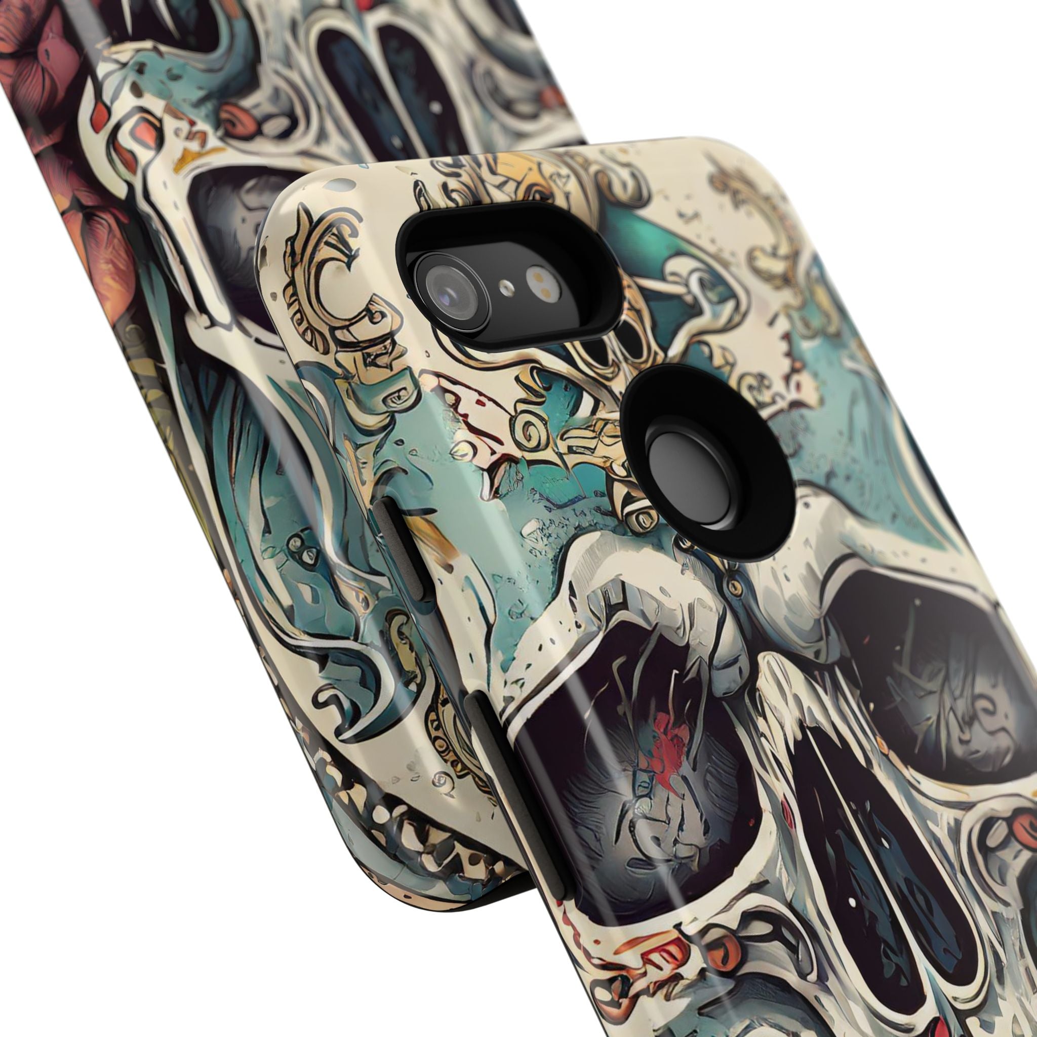 Abstract Skull Tough Phone Case