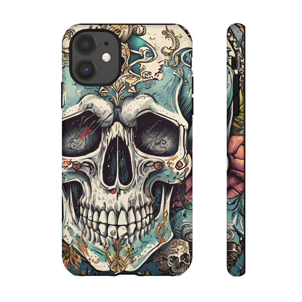 Abstract Skull Tough Phone Case