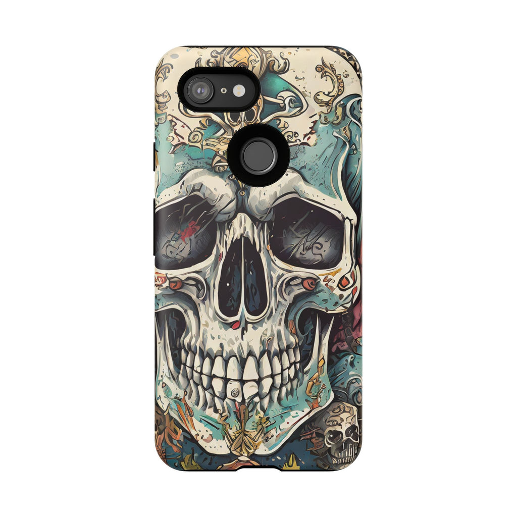 Abstract Skull Tough Phone Case
