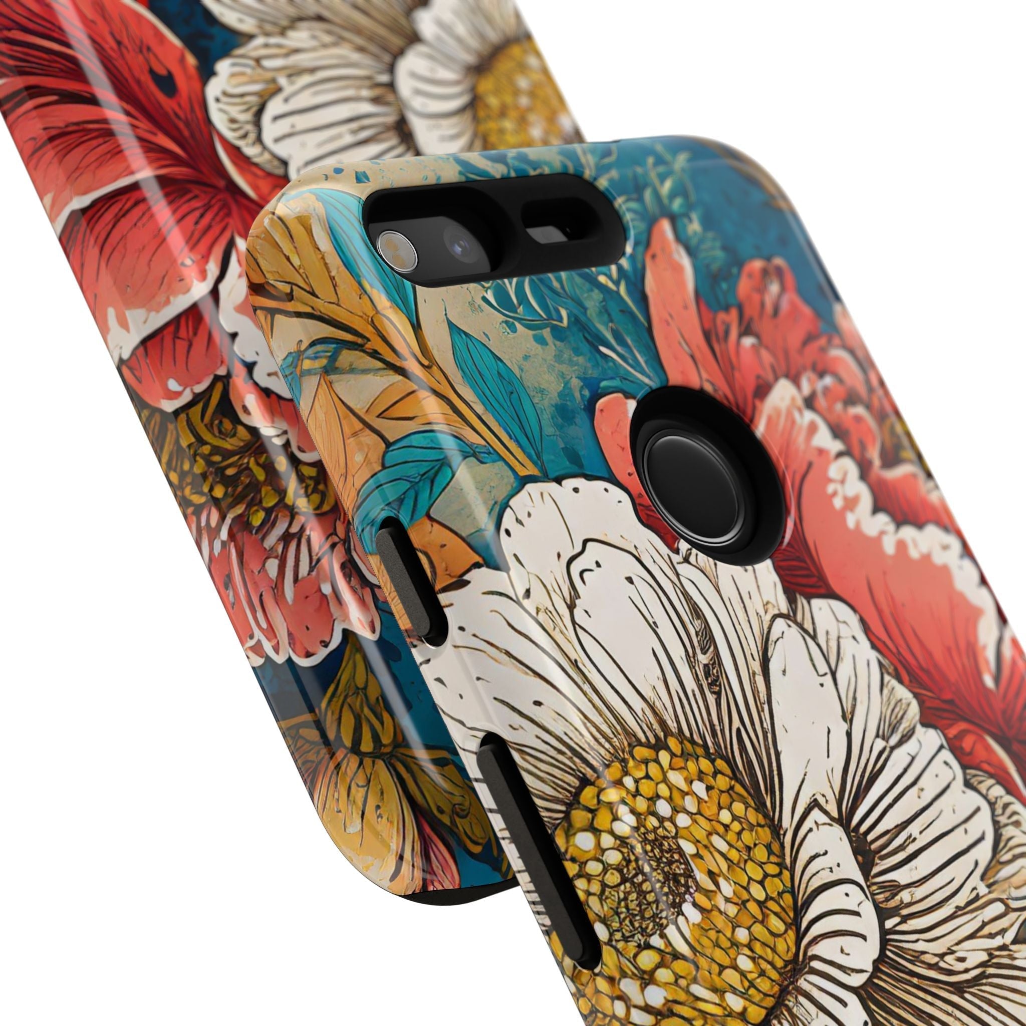 Artistic Floral Tough Phone Case