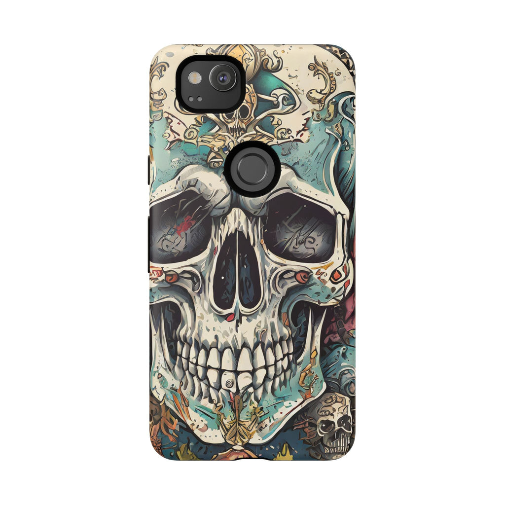 Abstract Skull Tough Phone Case
