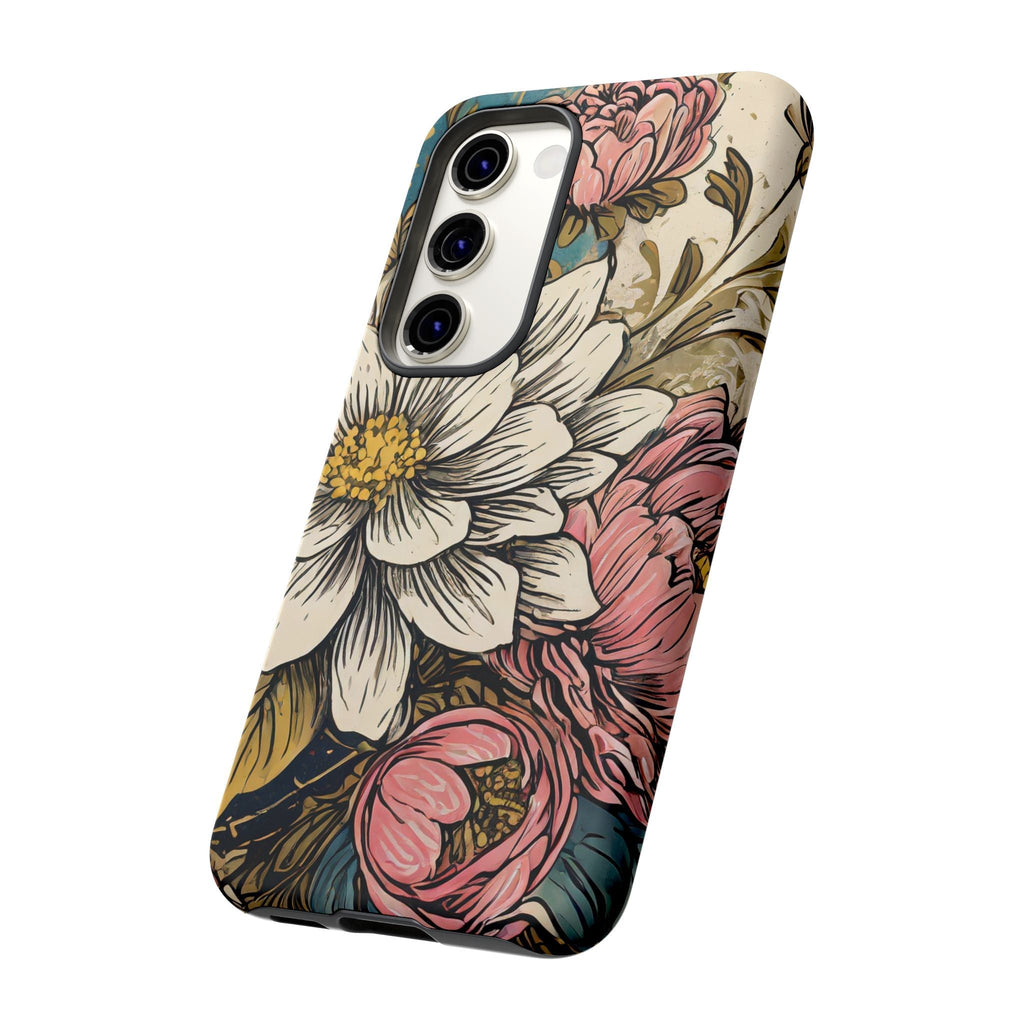 Beautiful White Floral Tough Case