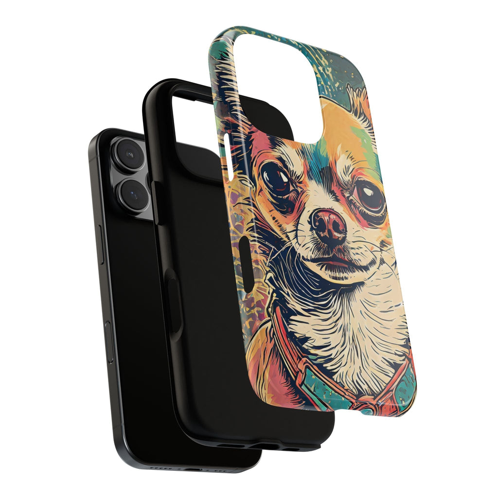 Abstract Chihuahua Tough Phone Cases