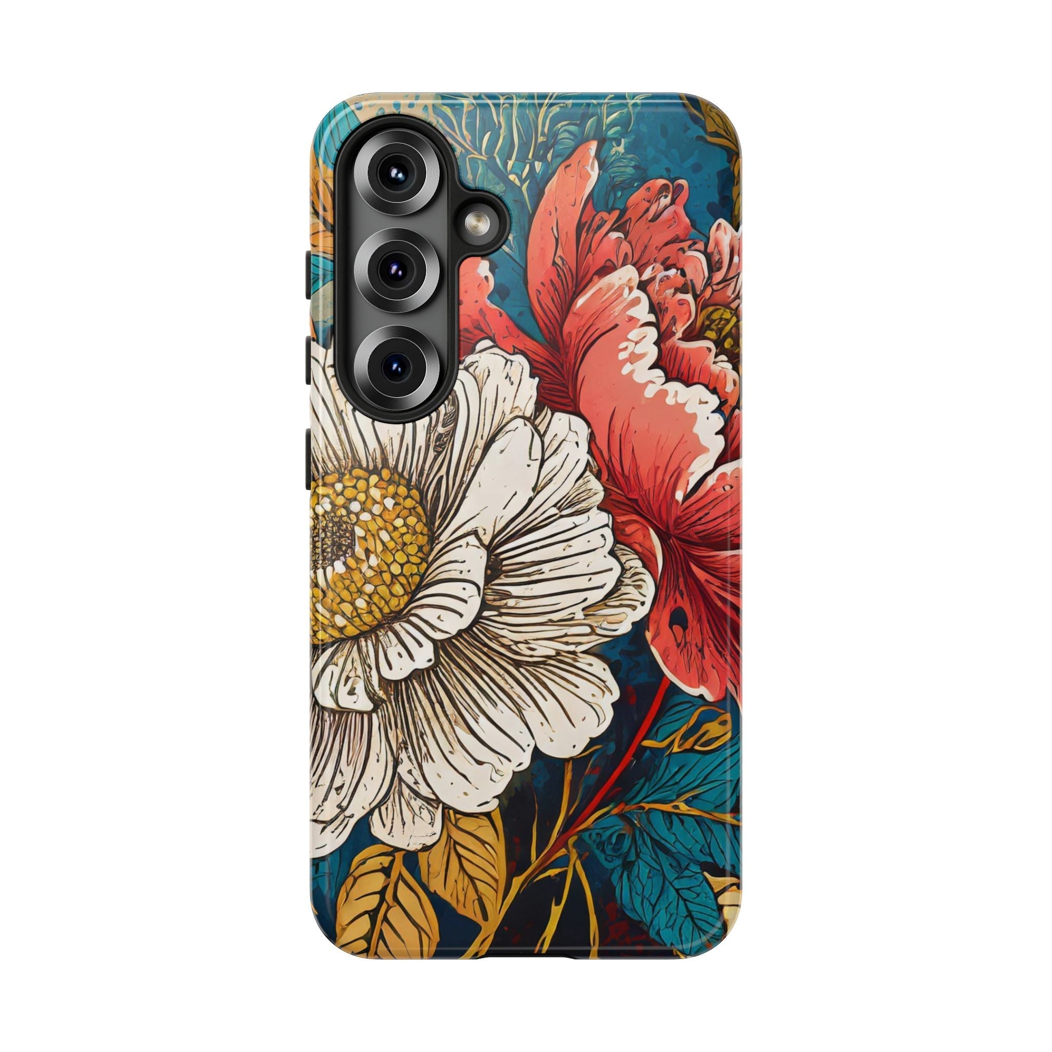 Artistic Floral Tough Phone Case