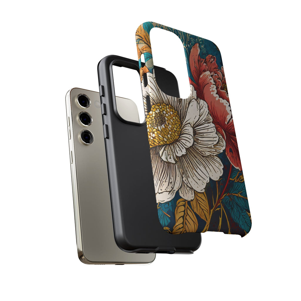 Artistic Floral Tough Phone Case