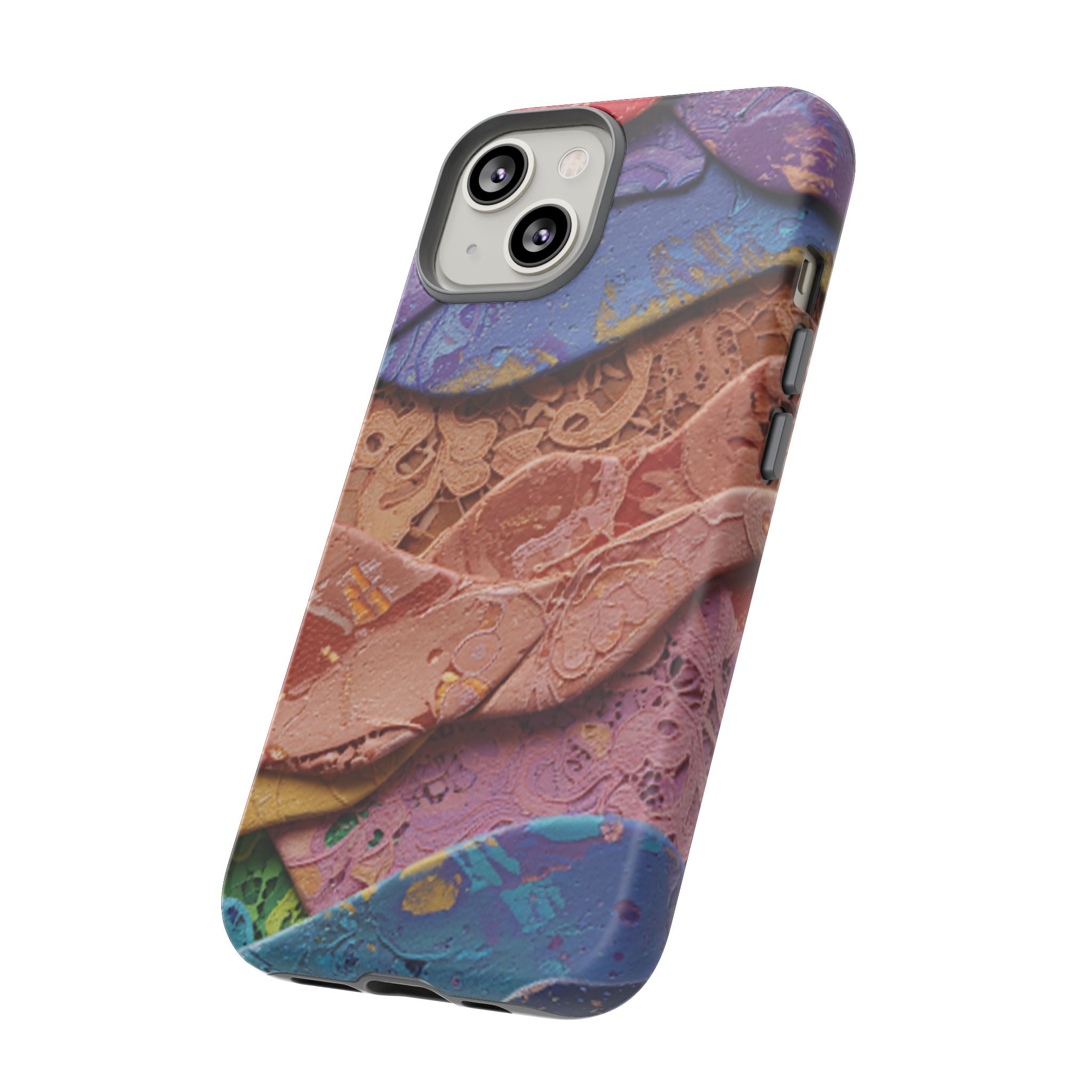 Abstract Painted Lace Tough Phone Case