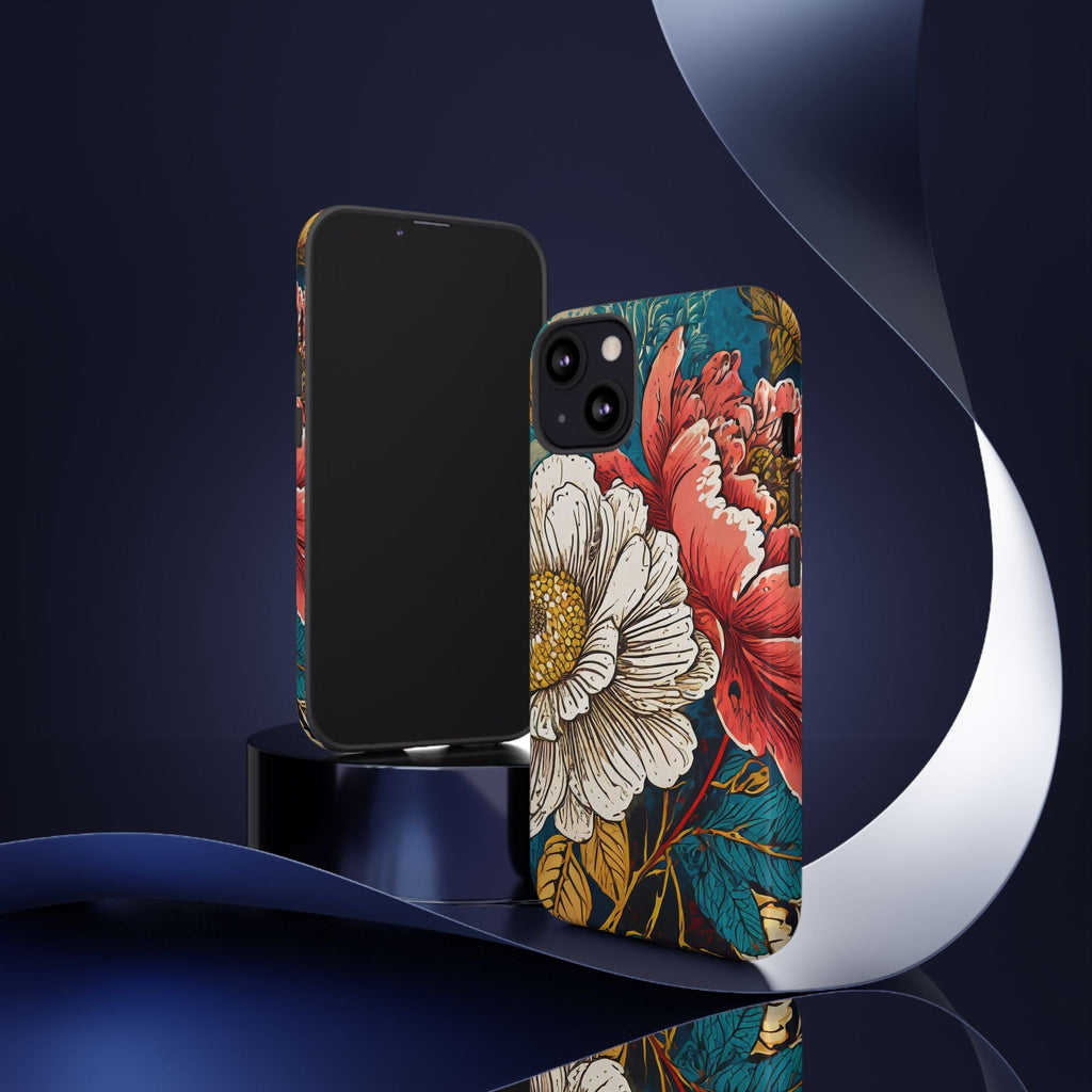 Artistic Floral Tough Phone Case
