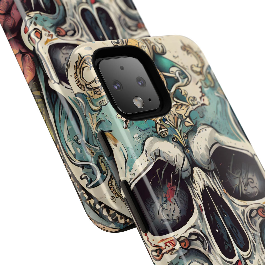 Abstract Skull Tough Phone Case