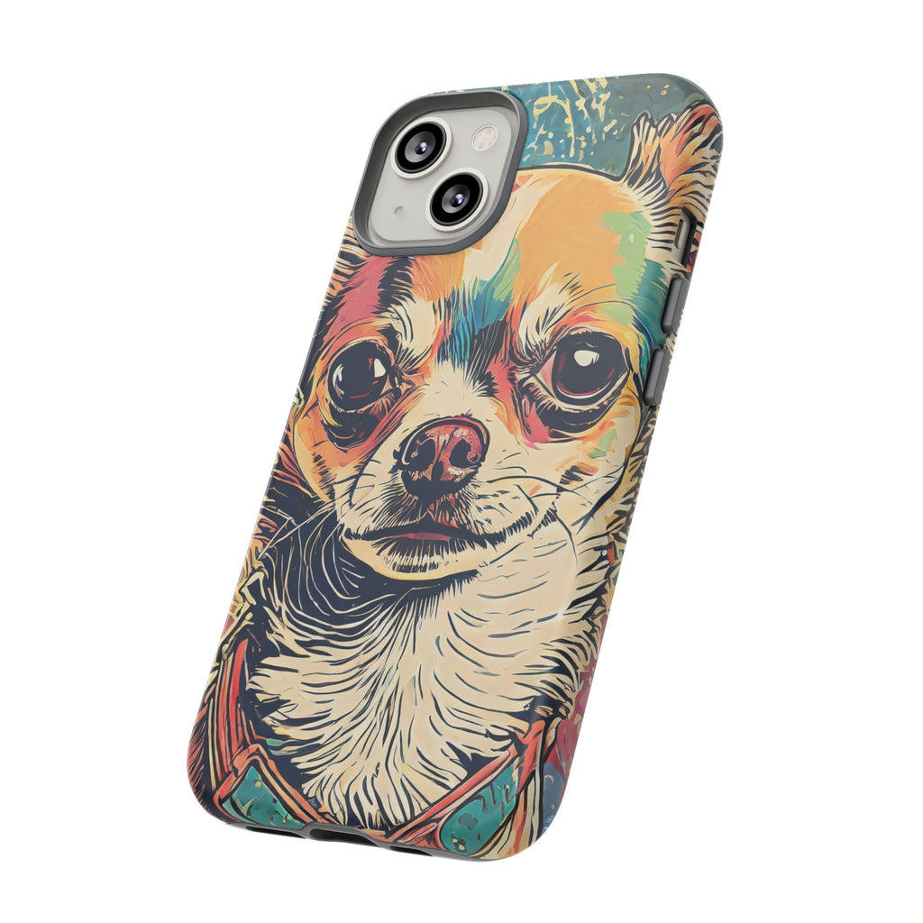 Abstract Chihuahua Tough Phone Cases