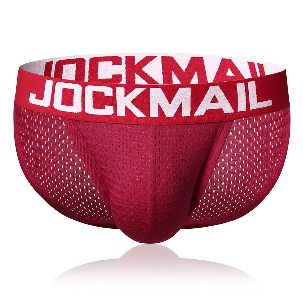 Jockmail Solid Mesh Sport Brief
