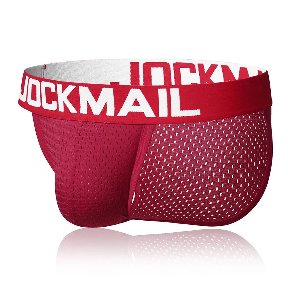Jockmail Solid Mesh Sport Brief