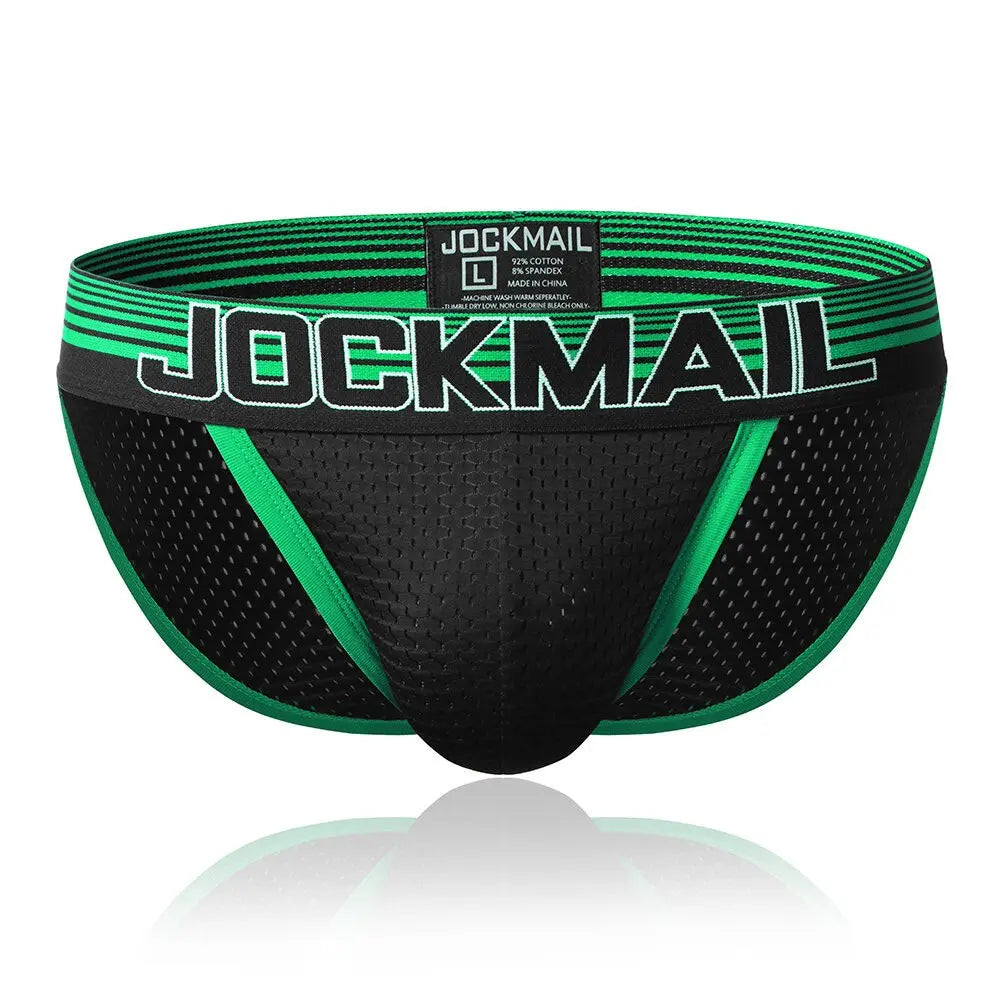 Jockmail Solid Mesh Sport Brief