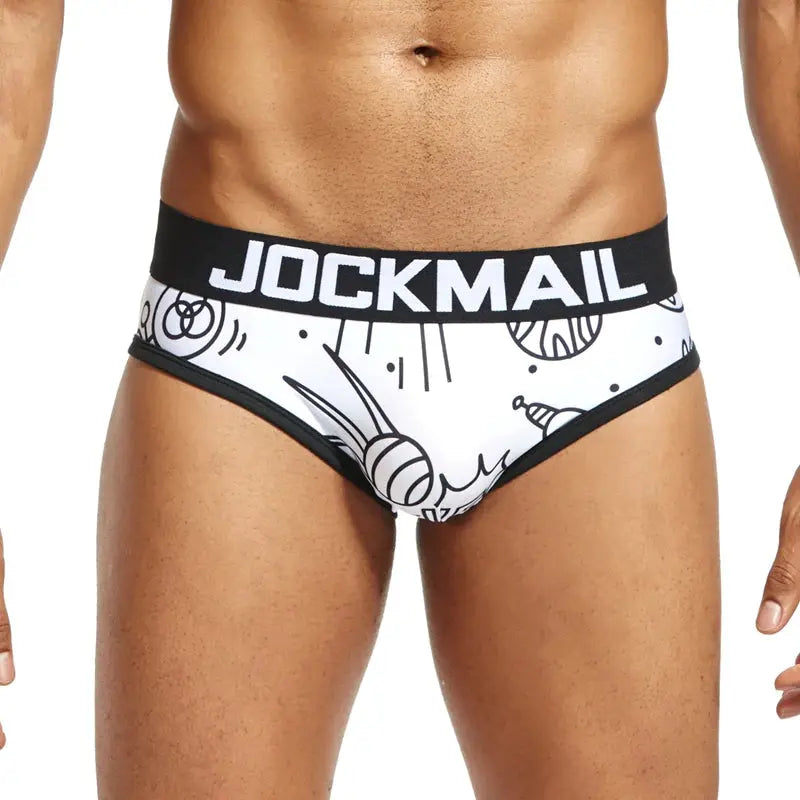Jockmail White Night Briefs