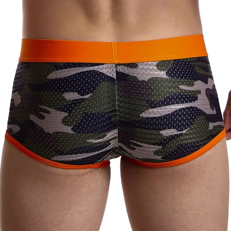 Jockmail Camo Mesh Trunks