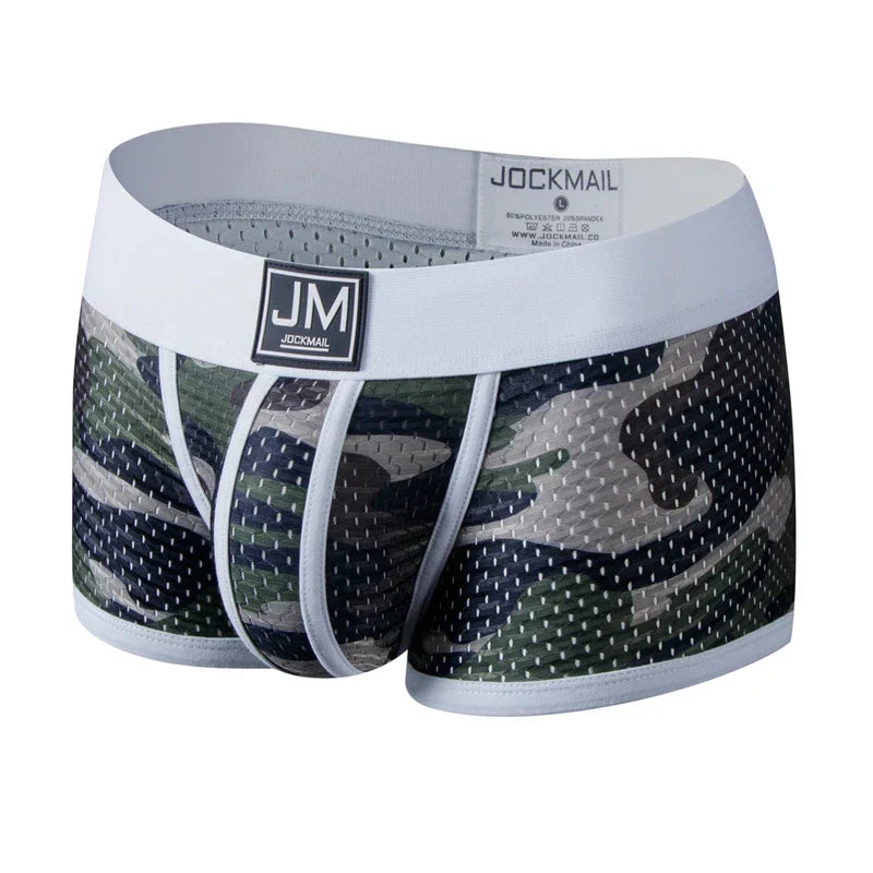 Jockmail Camo Mesh Trunks