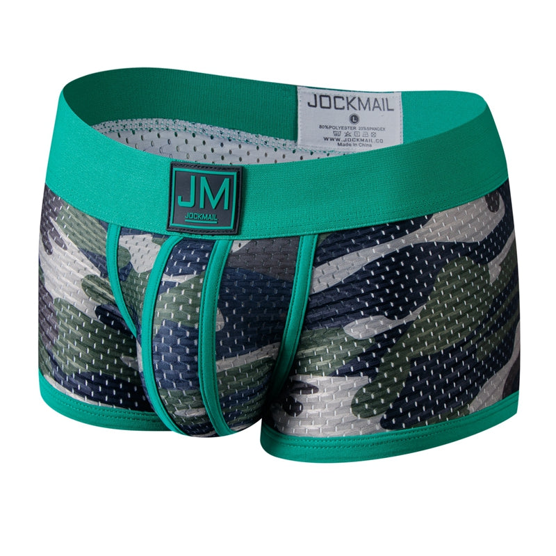 Jockmail Camo Mesh Trunks